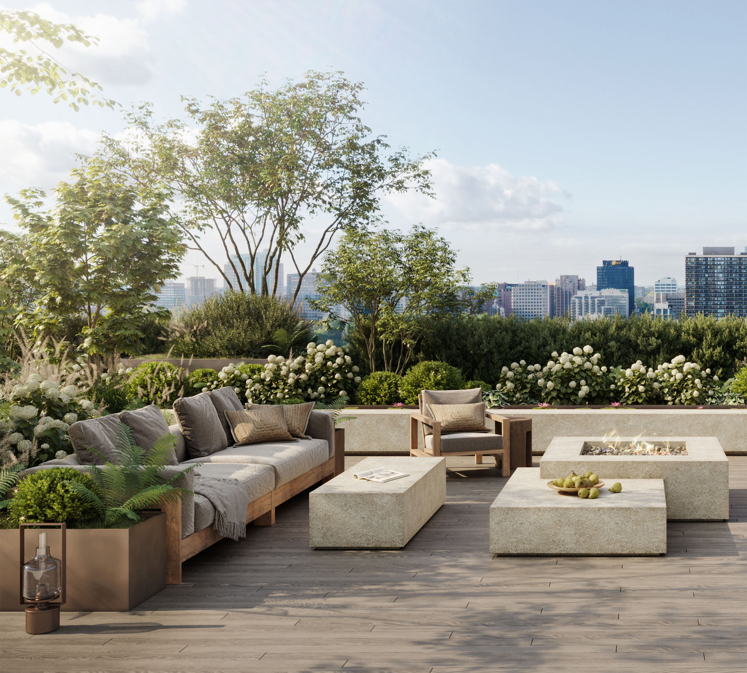 The James - Terrace Render