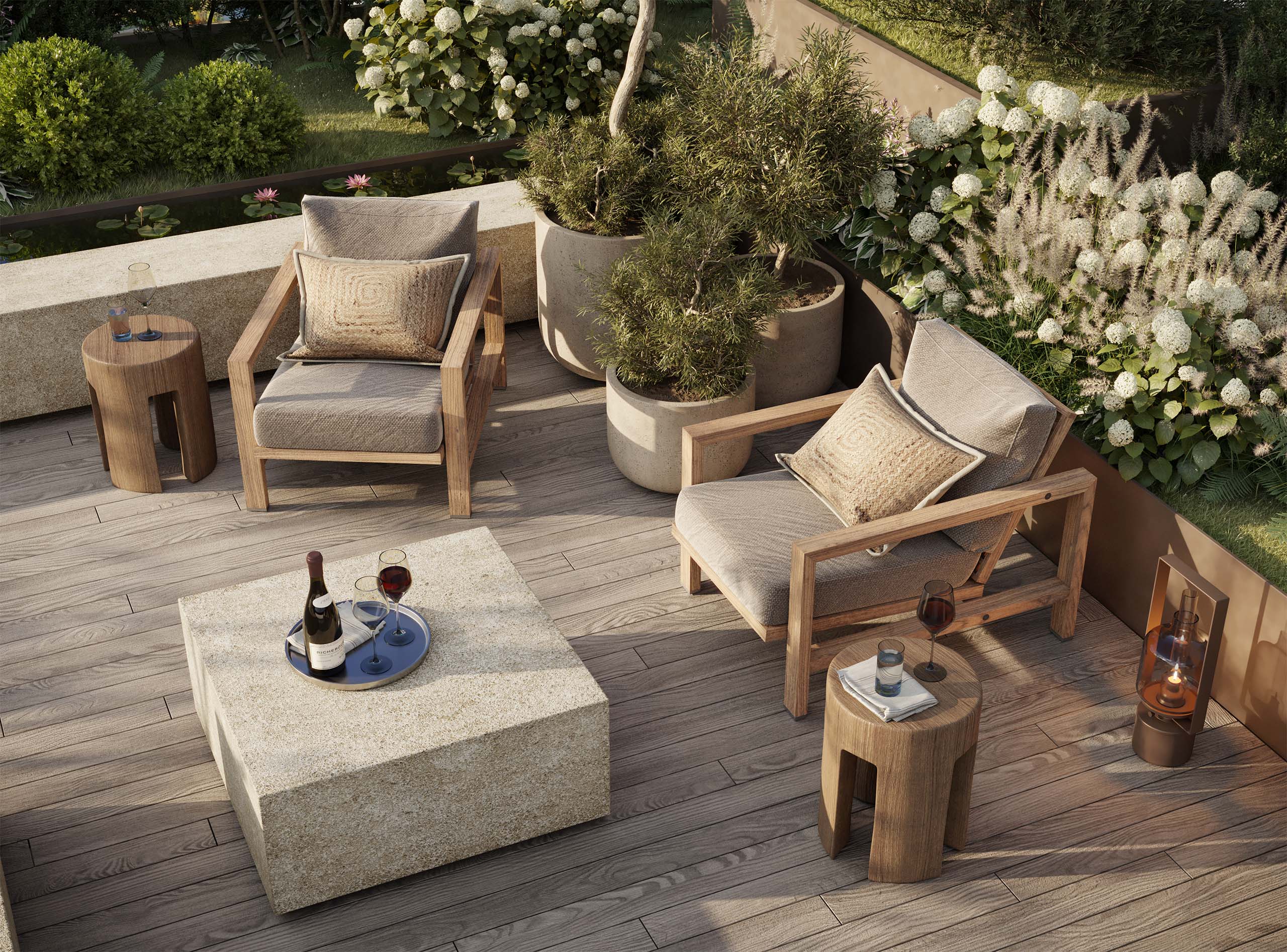 The James - Terrace Render